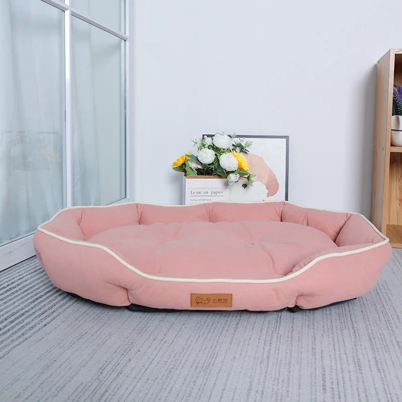 Pet Sofa Sleeping Bed – Cozy Large Dog Bed House for Cats & Dogs – Winter Warm Cushion