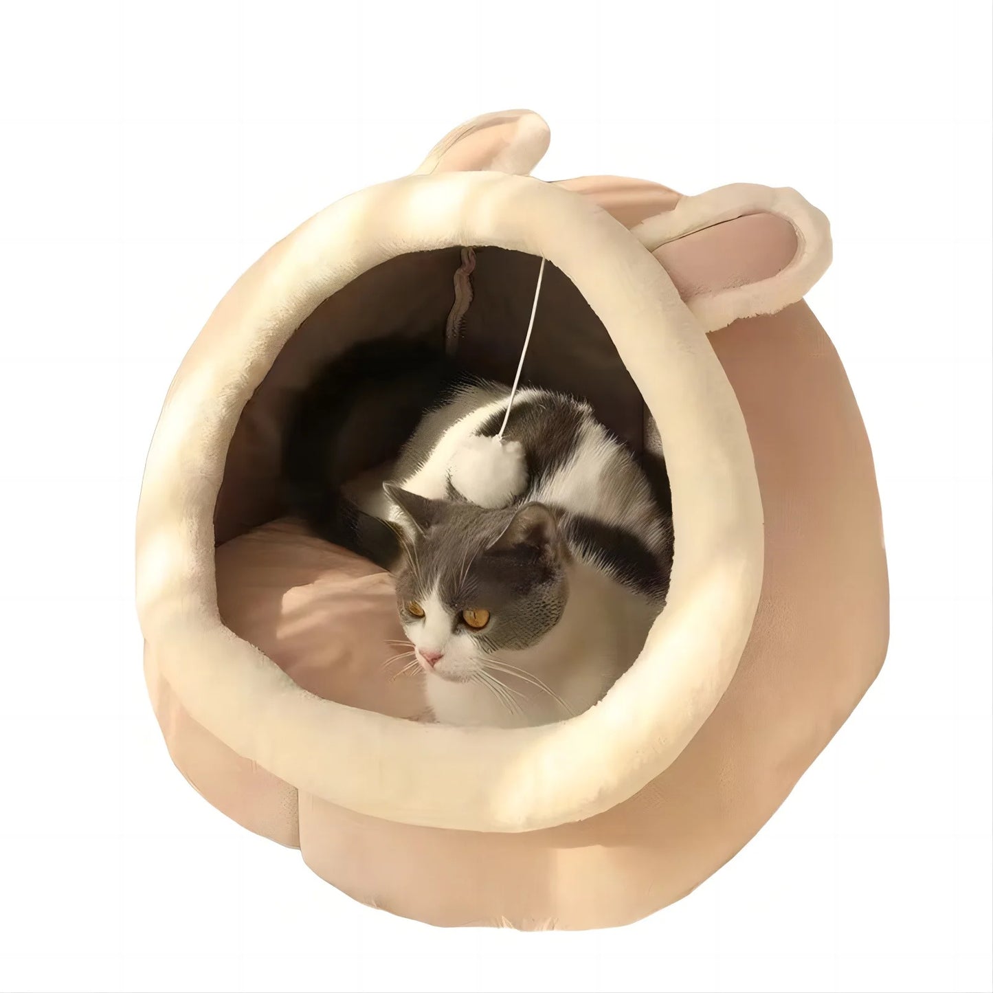 Pet Tent Cave Bed for Cats & Small Dogs – Self-Warming, Foldable & Washable Sleeping Bed