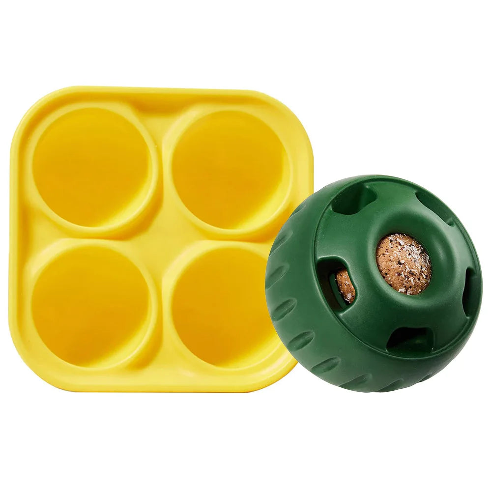 Dog Slow Licking Feeder – Refillable Food Ball Toy, Frozen Food Tray for Dogs