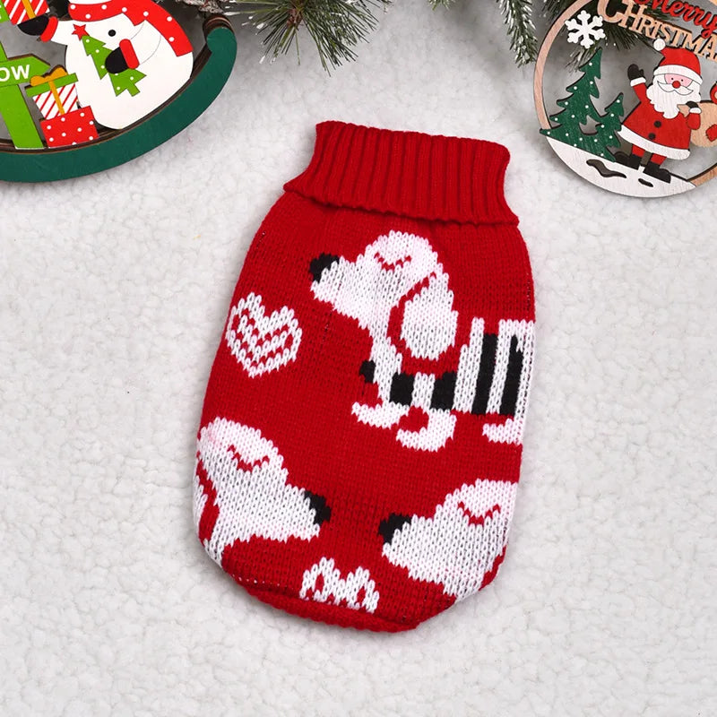 Warm Knitted Sweater for Dogs & Cats – Winter Coat for Small Breeds