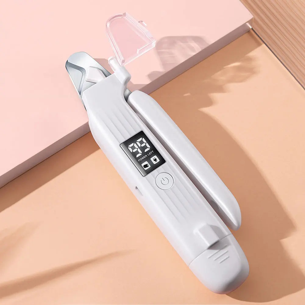 2-in-1 Electric Dog Nail Grinder and Clipper - Rechargeable Pet Nail Trimmer with LED Lights