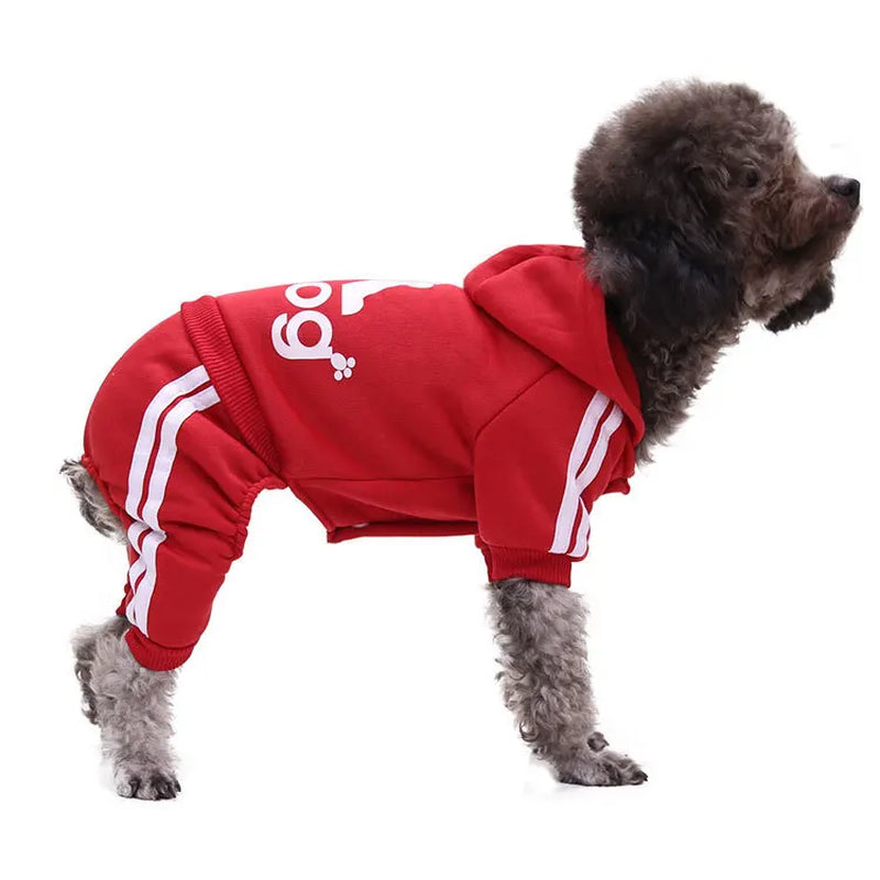 Dog Jumpsuit Warm Puppy Pet Clothes Dog Hoodies Sweatshirt for Yorkie French Bulldog Clothing Dog Coat Jacket Costume