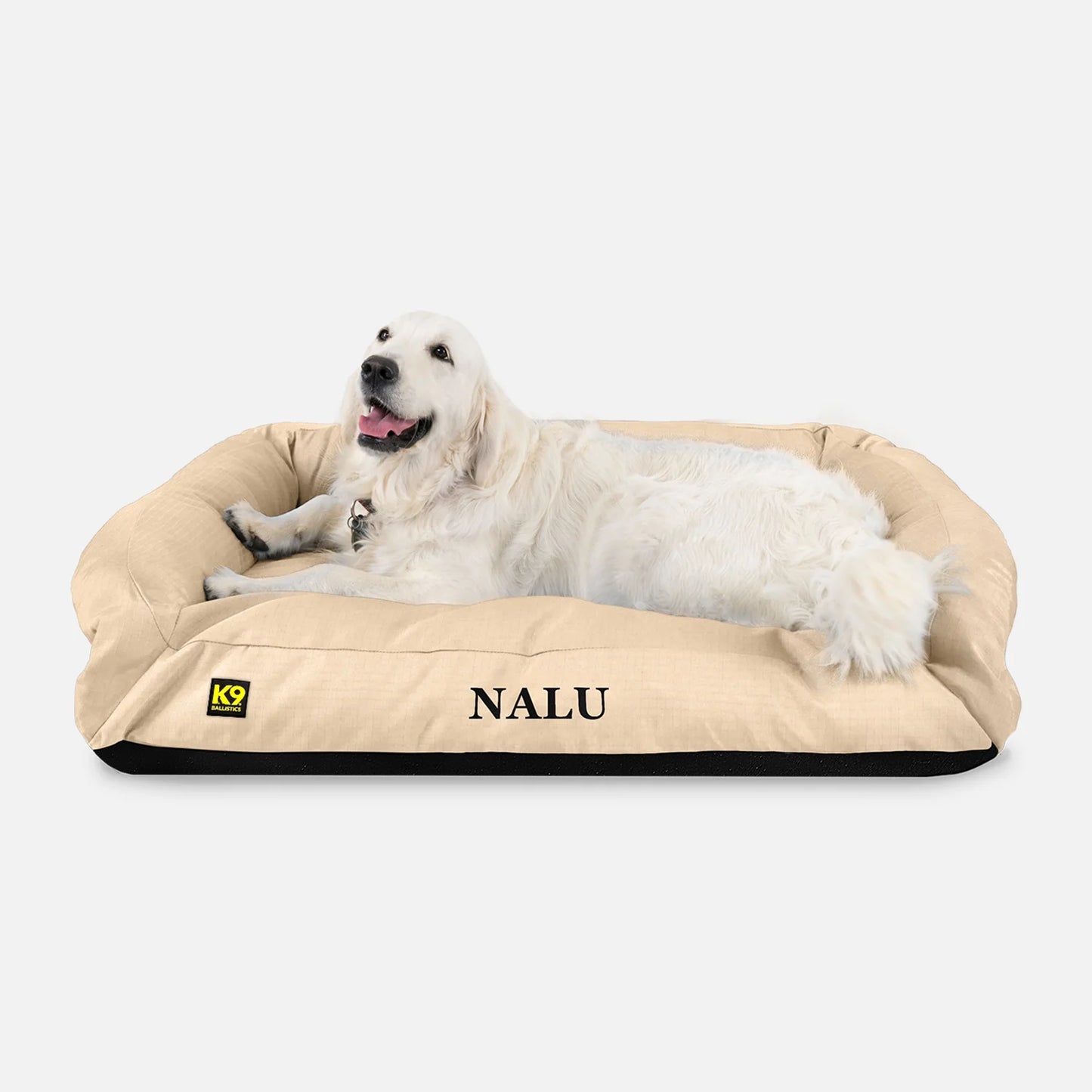 Tough Ripstop™ Bolster Pillow Dog Bed – Durable & Comfortable Pet Bed