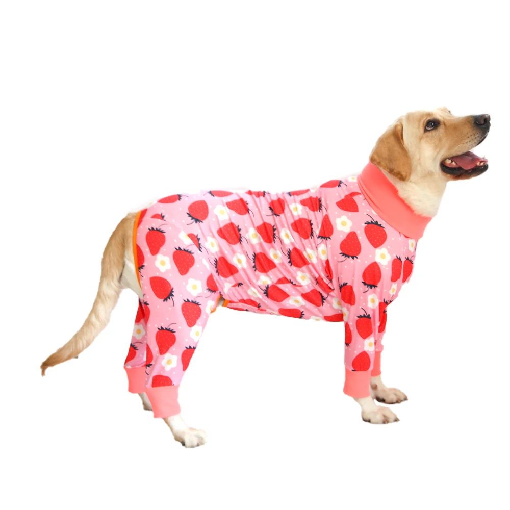 2024 New Halloween Prints Dog Bodysuit – Full-Body PJs for Large & Medium Dogs – Shedding Prevention & Licking Control
