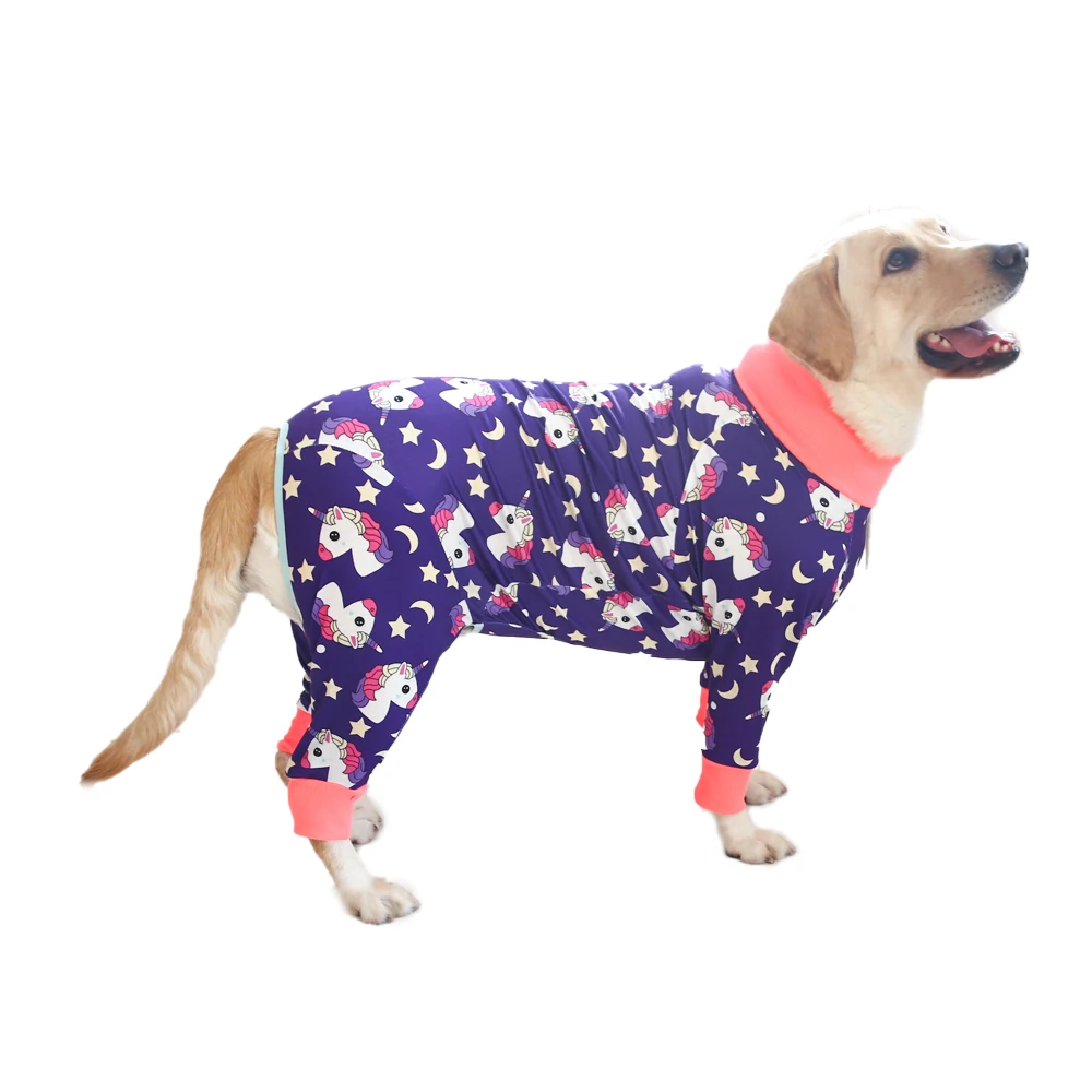 2024 New Halloween Prints Dog Bodysuit – Full-Body PJs for Large & Medium Dogs – Shedding Prevention & Licking Control
