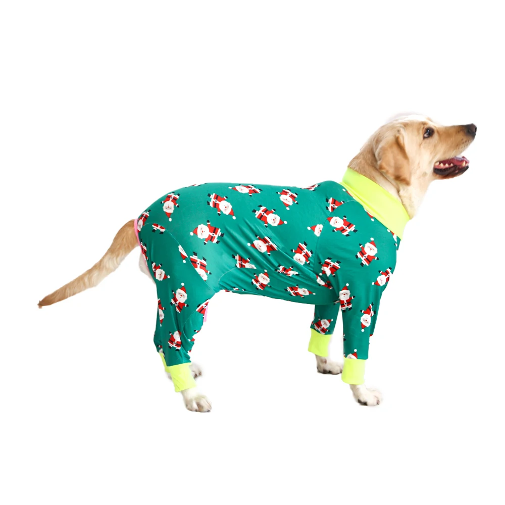 2024 New Halloween Prints Dog Bodysuit – Full-Body PJs for Large & Medium Dogs – Shedding Prevention & Licking Control