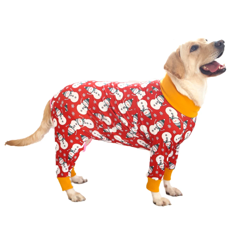 2024 New Halloween Prints Dog Bodysuit – Full-Body PJs for Large & Medium Dogs – Shedding Prevention & Licking Control