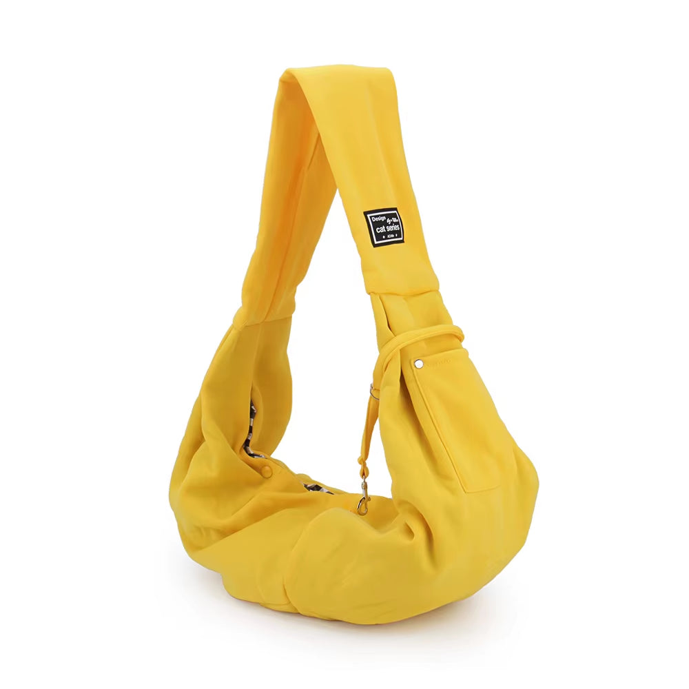 Portable Pet Shoulder Bag – Travel Carrier for Dogs & Cats, with Phone Pocket