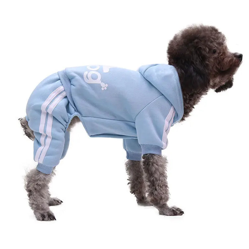 Dog Jumpsuit Warm Puppy Pet Clothes Dog Hoodies Sweatshirt for Yorkie French Bulldog Clothing Dog Coat Jacket Costume