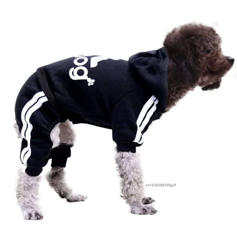 Dog Jumpsuit Warm Puppy Pet Clothes Dog Hoodies Sweatshirt for Yorkie French Bulldog Clothing Dog Coat Jacket Costume