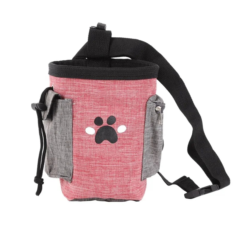 Dog Treat Pouch Dog Training Pouch Bag with Waist Shoulder Strap Poop Bag Dispenser Treat Training Bags for Treats Pet Toys