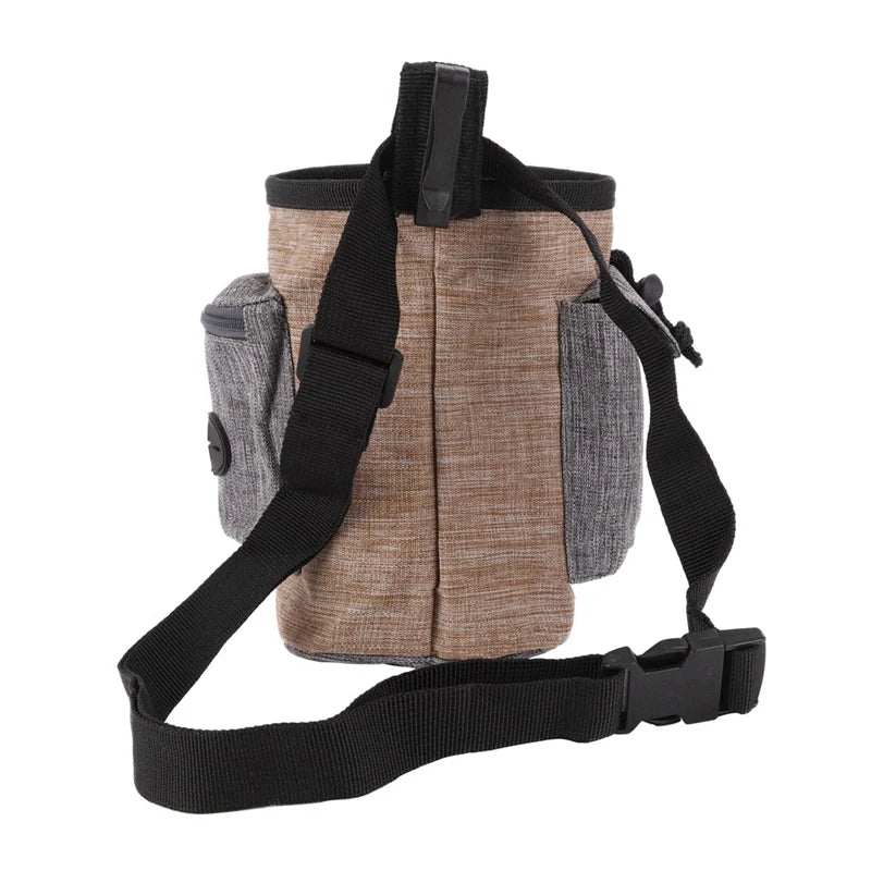Dog Treat Pouch Dog Training Pouch Bag with Waist Shoulder Strap Poop Bag Dispenser Treat Training Bags for Treats Pet Toys