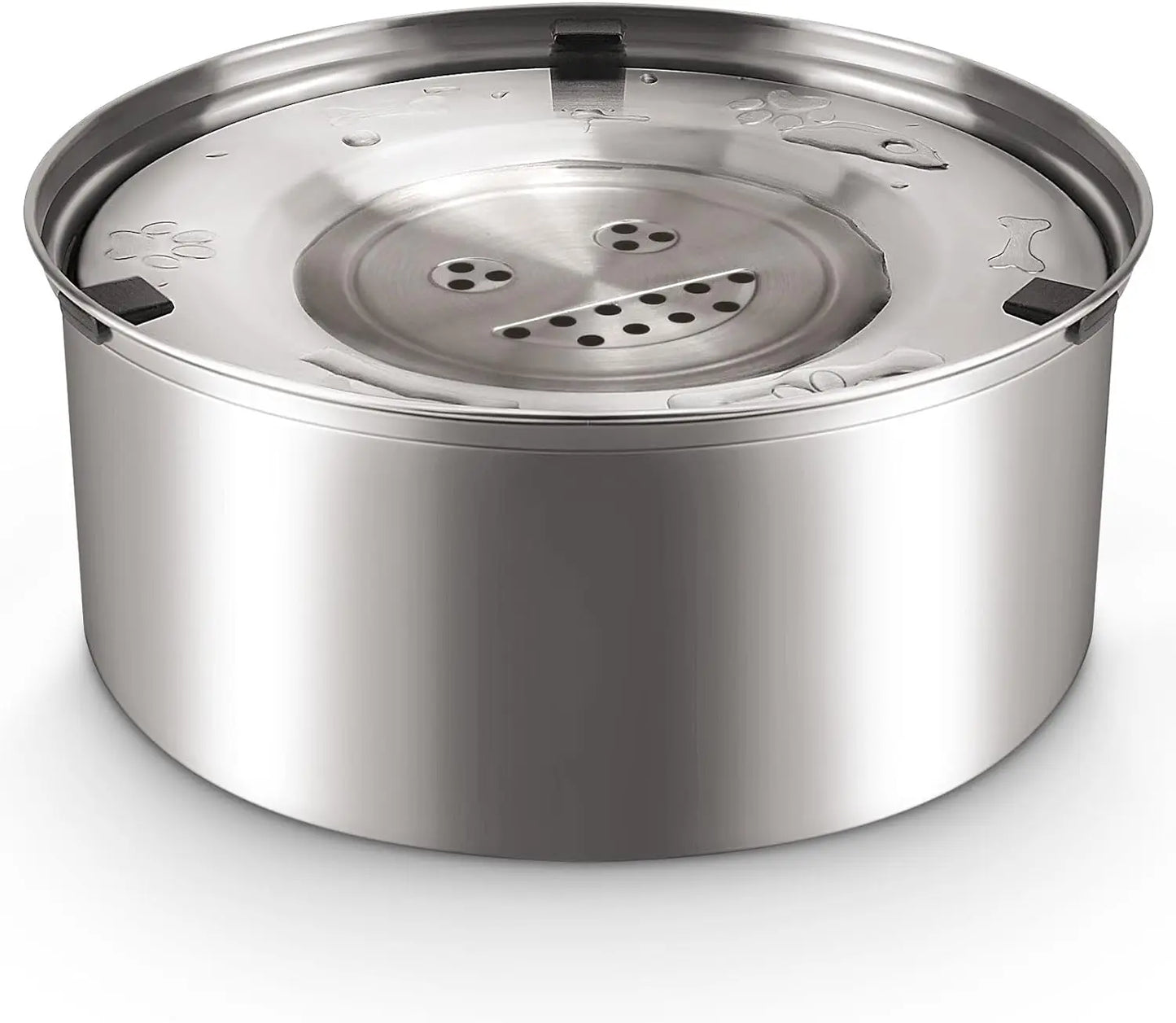 3L Stainless Steel No Spill Water Bowl for Dogs | Non-Slip, Slow Drinking Feeder for Medium & Large Dogs