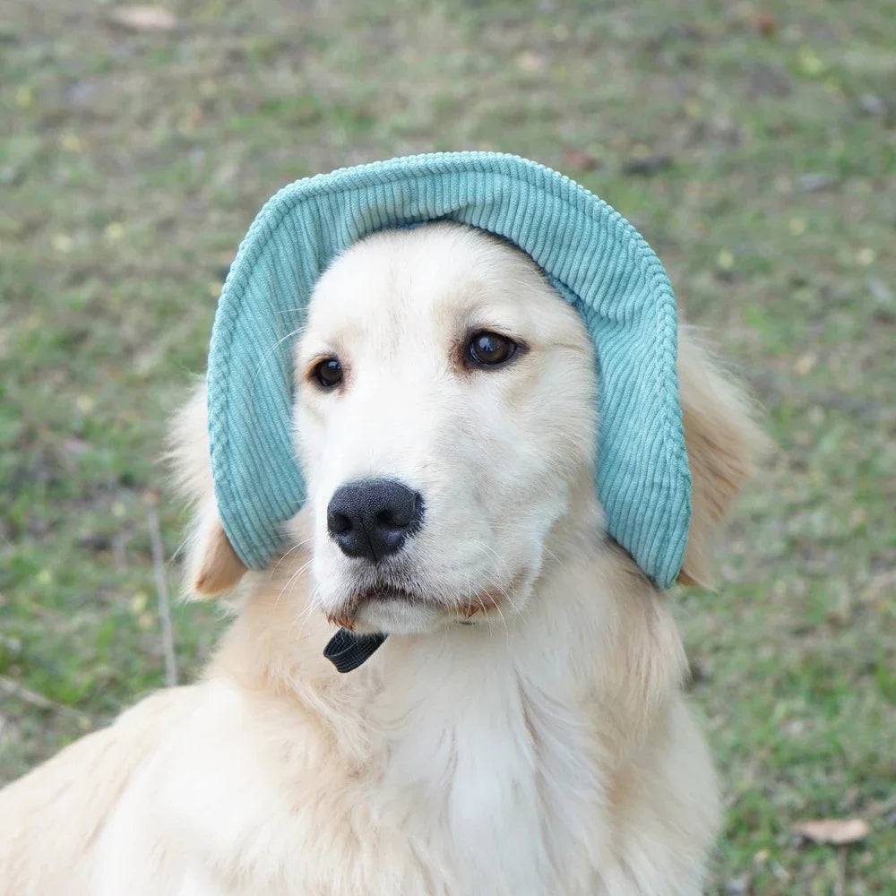 Pet Sun Hat with Ear Holes – Adjustable Cap for Dogs & Cats, Breathable Outdoor Sunhat