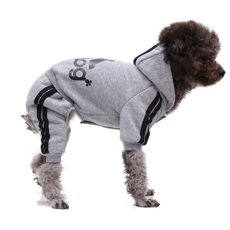 Dog Jumpsuit Warm Puppy Pet Clothes Dog Hoodies Sweatshirt for Yorkie French Bulldog Clothing Dog Coat Jacket Costume