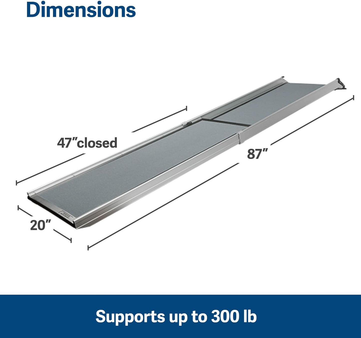 Telescoping Travel Ramp for Dogs – Adjustable & Portable Dog Ramp for SUVs, Trucks, Cars | Supports Pets Up to 300 lbs