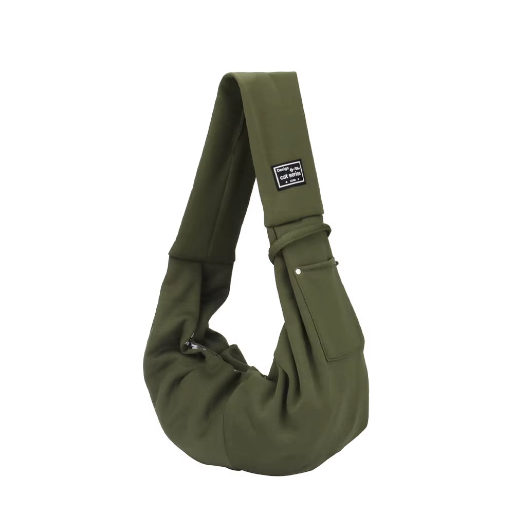 Portable Pet Shoulder Bag – Travel Carrier for Dogs & Cats, with Phone Pocket