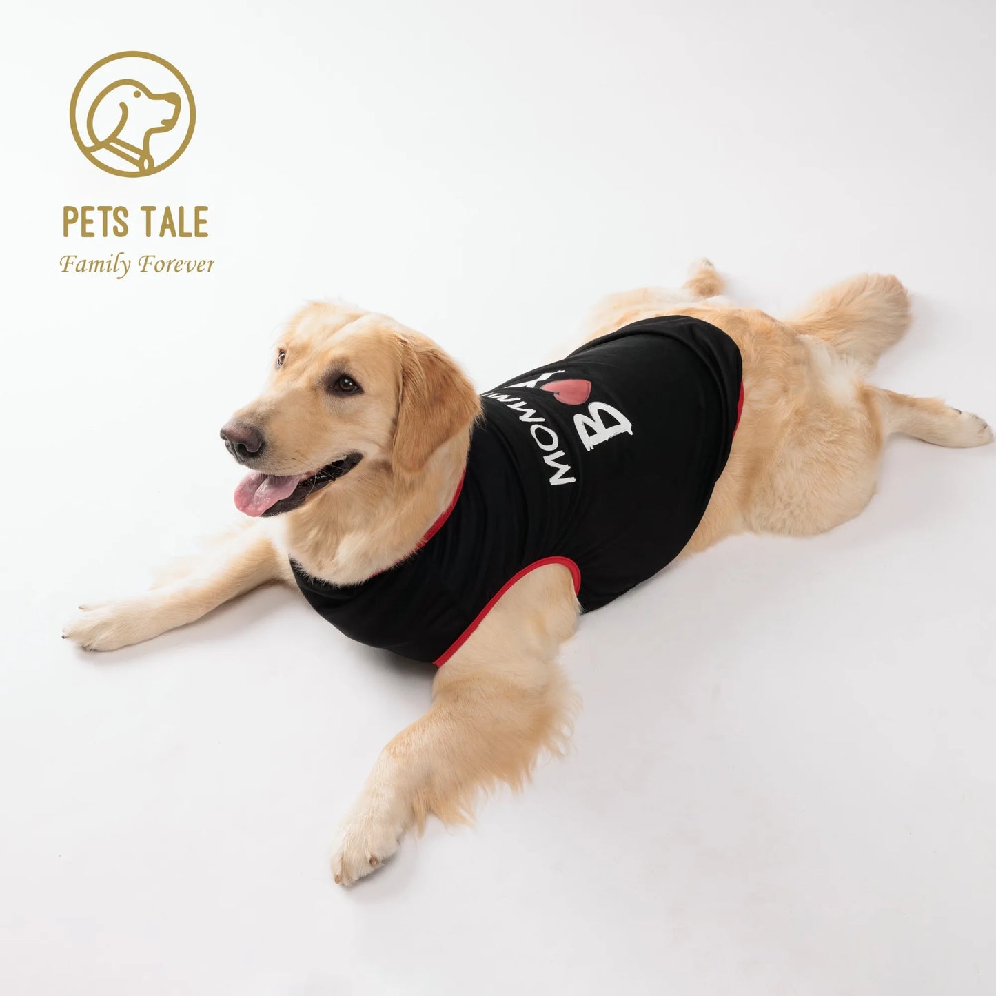 Dog T-Shirt with "Mommy Boy" Print – Perfect for Small, Medium & Large Dogs | Comfortable & Stylish Pet Shirt
