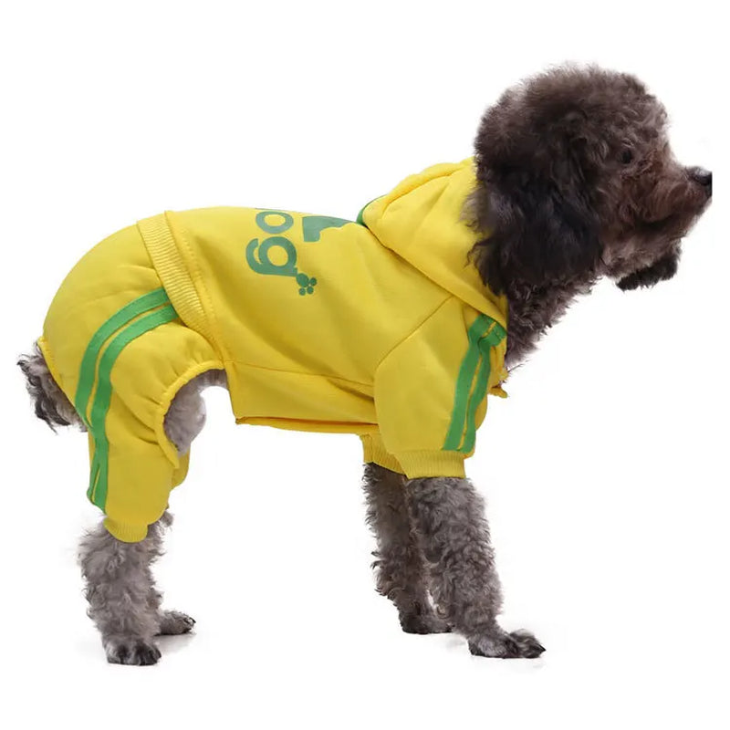 Dog Jumpsuit Warm Puppy Pet Clothes Dog Hoodies Sweatshirt for Yorkie French Bulldog Clothing Dog Coat Jacket Costume