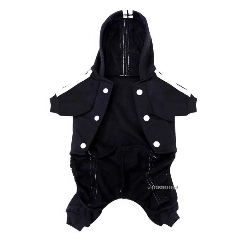 Dog Jumpsuit Warm Puppy Pet Clothes Dog Hoodies Sweatshirt for Yorkie French Bulldog Clothing Dog Coat Jacket Costume