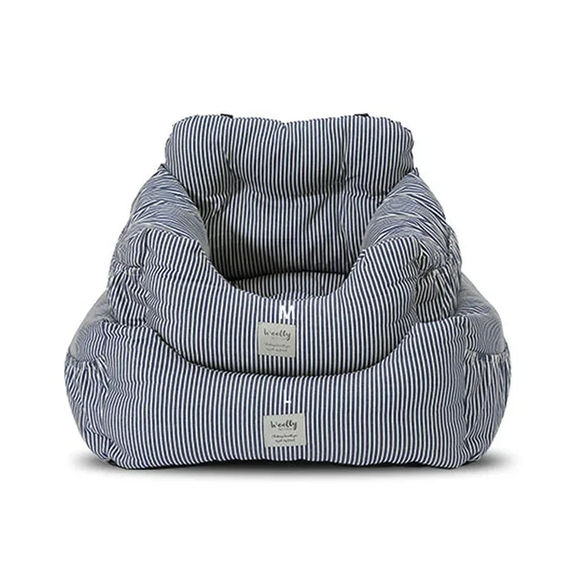 Portable Pet Car Seat – Non-Slip Booster Bed for Small Dogs & Cats, Safe Travel Carrier