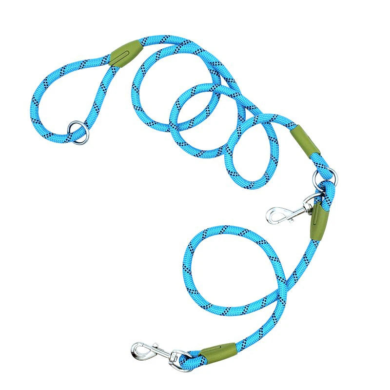 CAWAYI KENNEL Reflective Nylon Dog Leash for Hands-Free Running – Traction Rope Leads for Small to Large Dogs