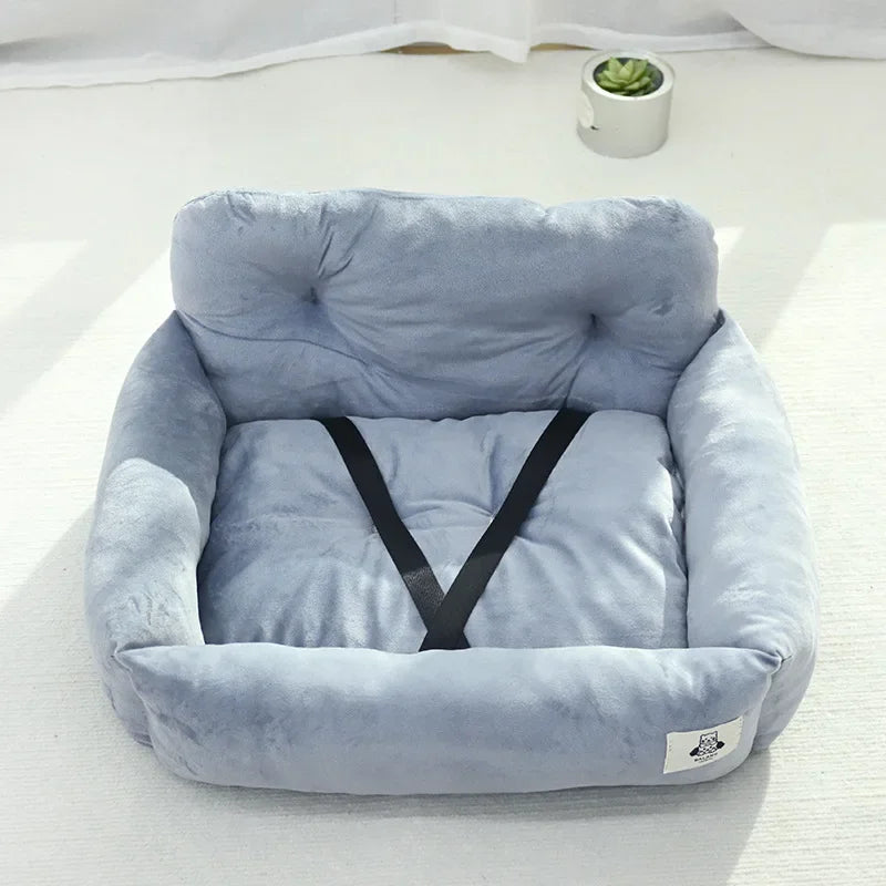 Durable Pet Car Nest Seat – Anti-Theft, Comfortable Cushion for Small Dogs & Cats, Easy-to-Clean Travel CompanionPet Car Nest
