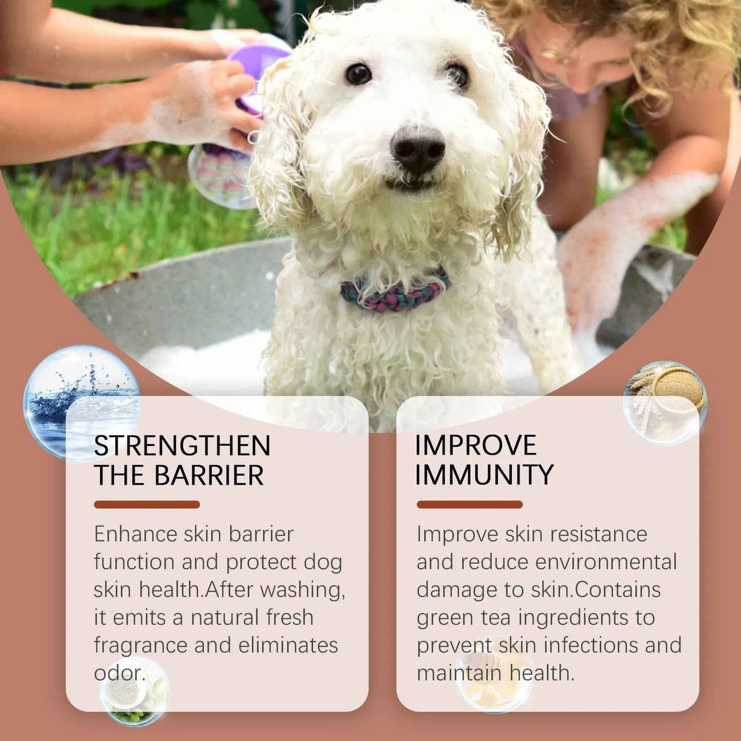 Hypoallergenic Shampoo for Dogs – Gentle, Non-Irritating, Sulfate-Free Shampoo for All Dog Breeds
