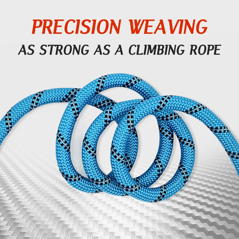 CAWAYI KENNEL Reflective Nylon Dog Leash for Hands-Free Running – Traction Rope Leads for Small to Large Dogs