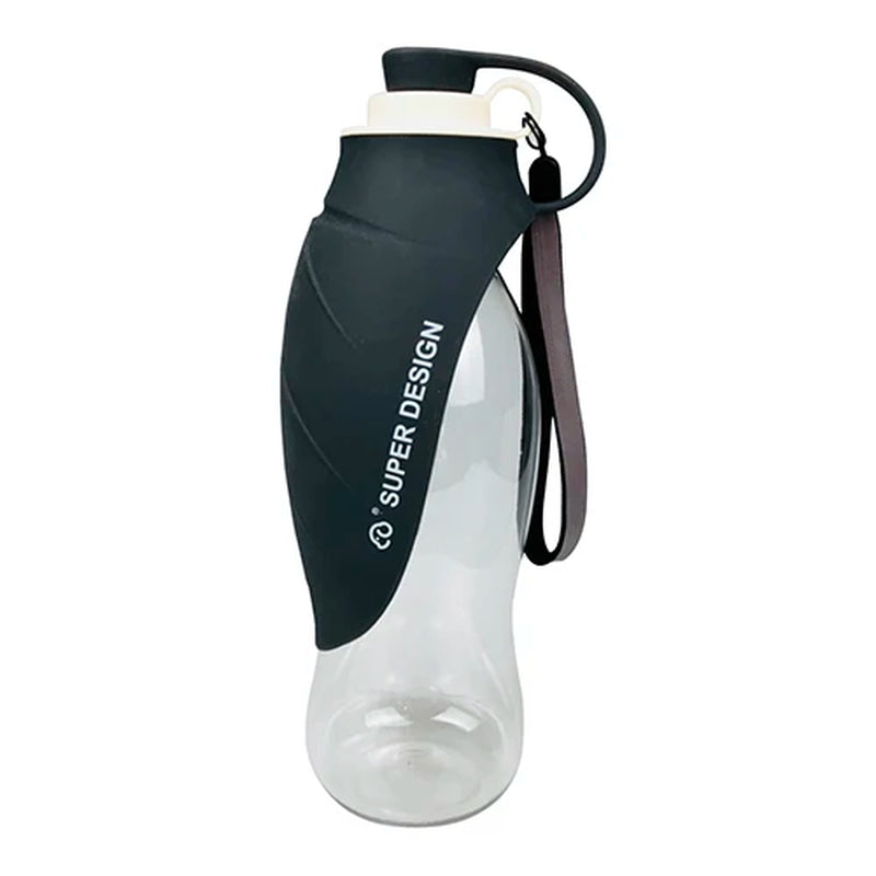 580ml (20oz) Portable Dog Water Bottle - Travel-Friendly Silicone Water Dispenser & Dog Bowl for Small, Medium, and Large Dogs