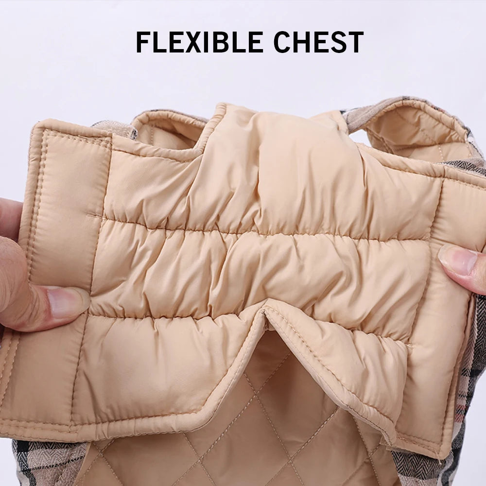 Reversible Waterproof Dog Winter Coat – Warm Pet Jacket for Small, Medium & Large Dogs | Waterproof, Fleece Lined