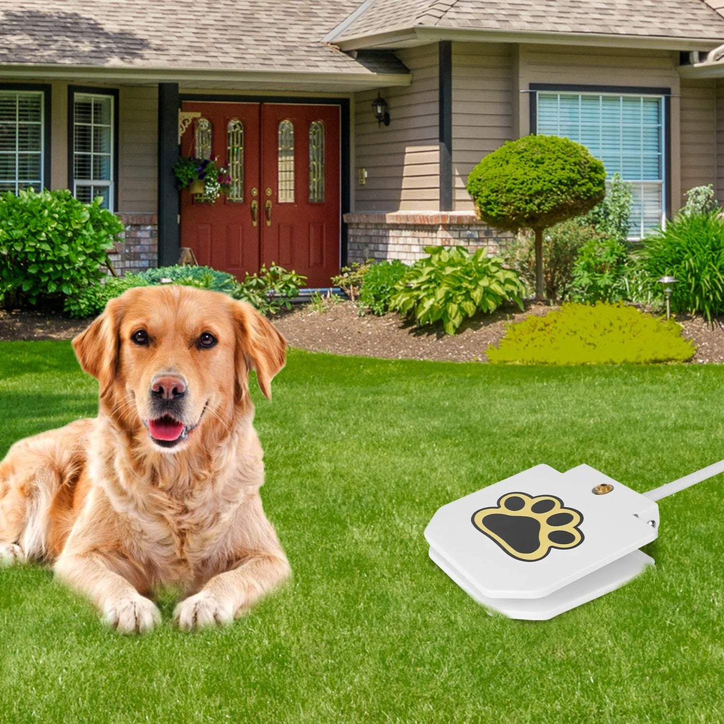 Moclever Dog Water Dispenser – Step-on Activated Outdoor Water Fountain for Dogs | Durable, Rustproof & Hygienic