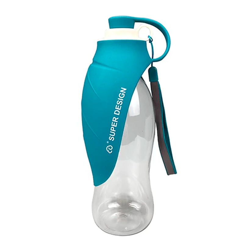 580ml (20oz) Portable Dog Water Bottle - Travel-Friendly Silicone Water Dispenser & Dog Bowl for Small, Medium, and Large Dogs