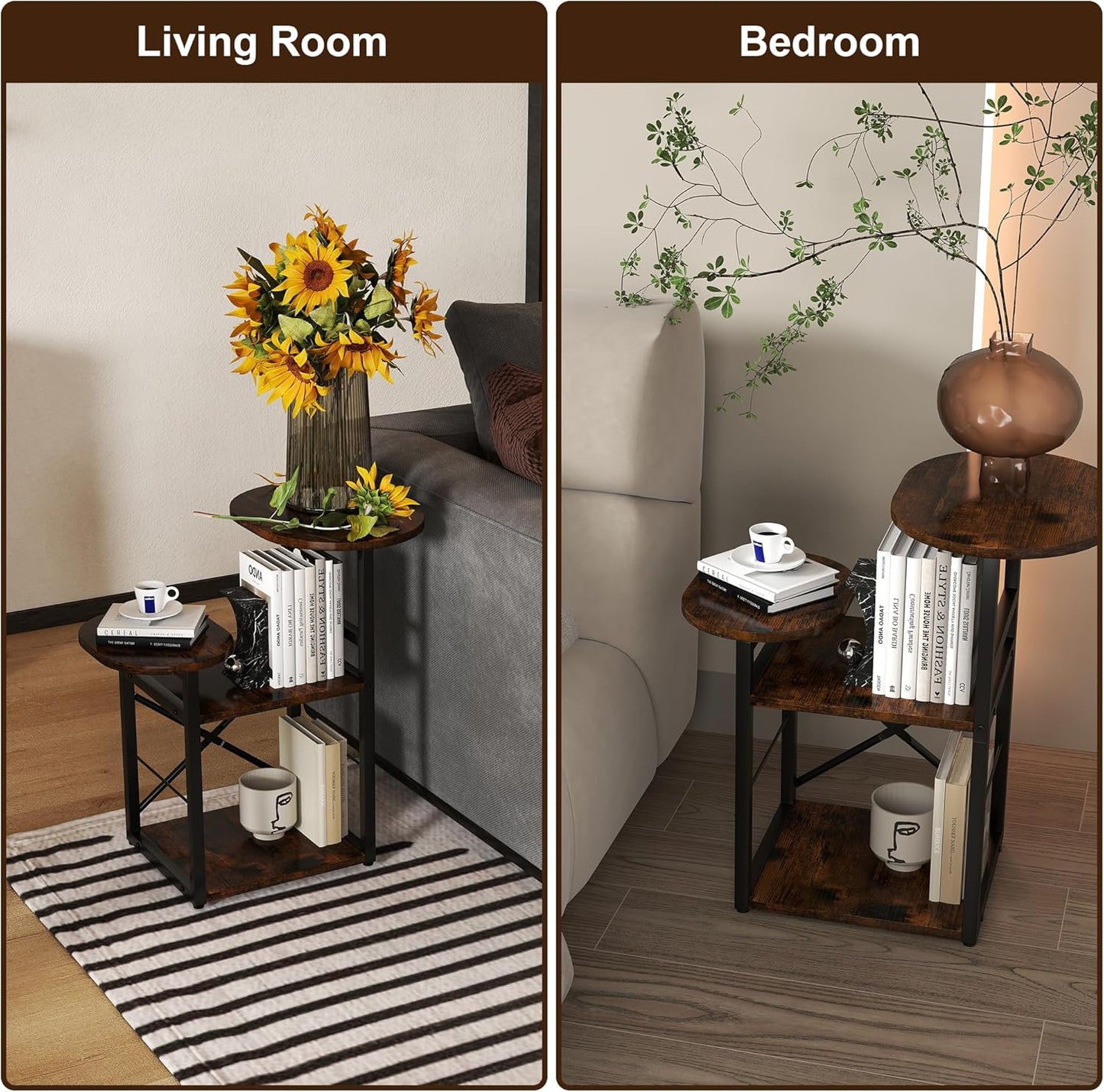 2-in-1 Cat Condo & End Table with Storage | Multifunctional Pet Furniture for Living Room & Bedroom