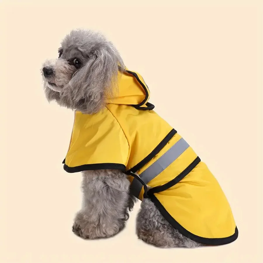 Adjustable Waterproof & Windproof Dog Raincoat – Keep Your Pet Dry & Comfortable – Multiple Sizes