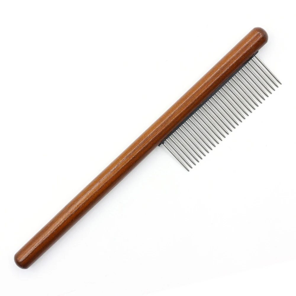 Cat Comb Brush for Long Hair Cats, Needle Comb for Knot Removal & Floating Hair, Pet Row Comb for Grooming