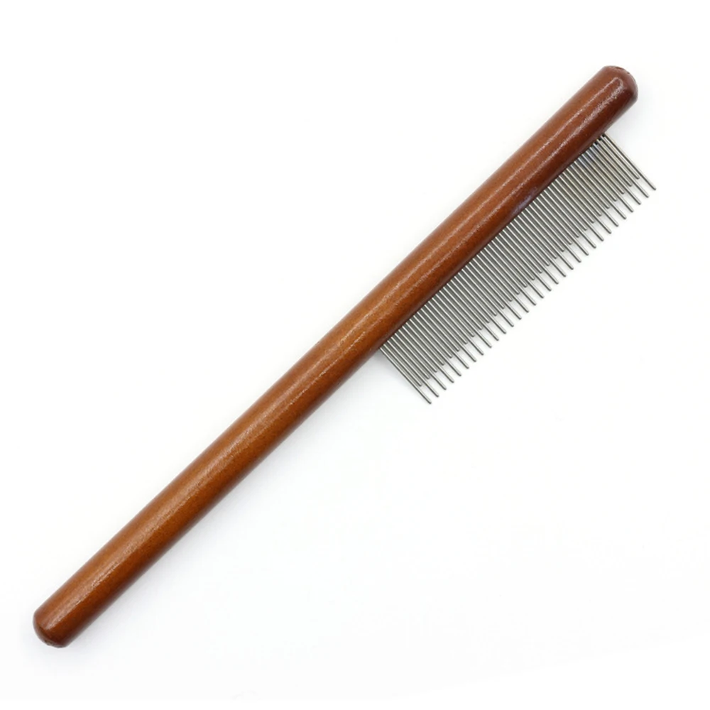 Cat Comb Brush for Long Hair Cats, Needle Comb for Knot Removal & Floating Hair, Pet Row Comb for Grooming