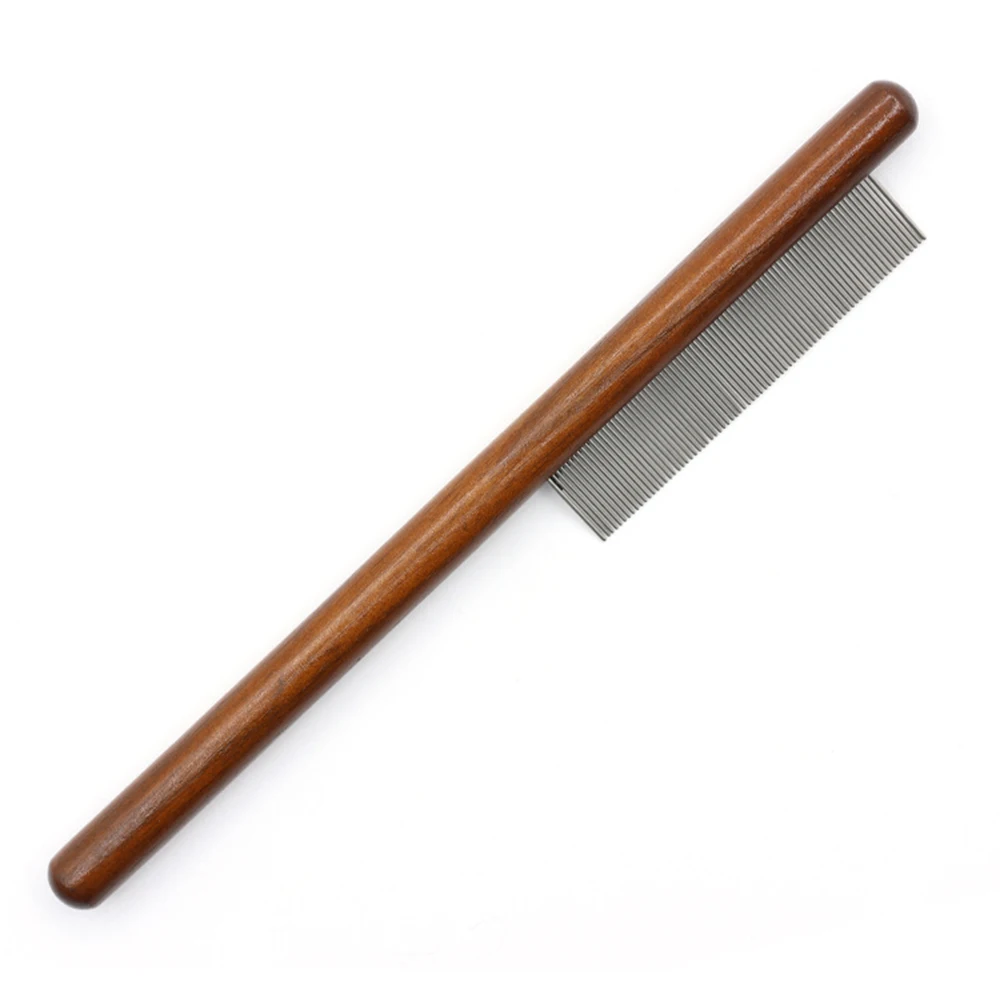Cat Comb Brush for Long Hair Cats, Needle Comb for Knot Removal & Floating Hair, Pet Row Comb for Grooming
