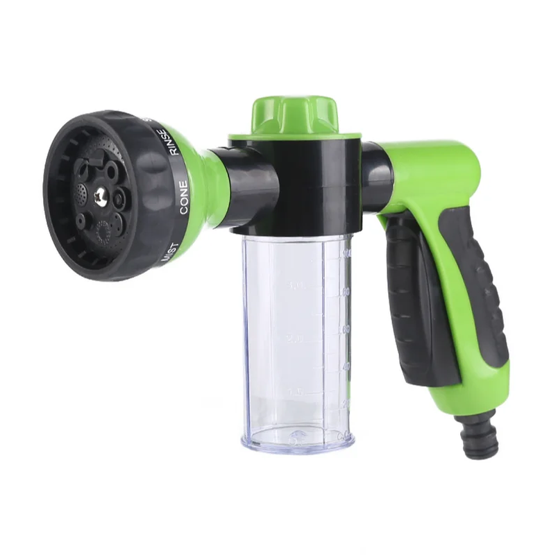 High-Pressure Sprayer Nozzle Hose Dog Shower Gun - 3 Mode Adjustable Foam Pet Wash Cleaning Tool