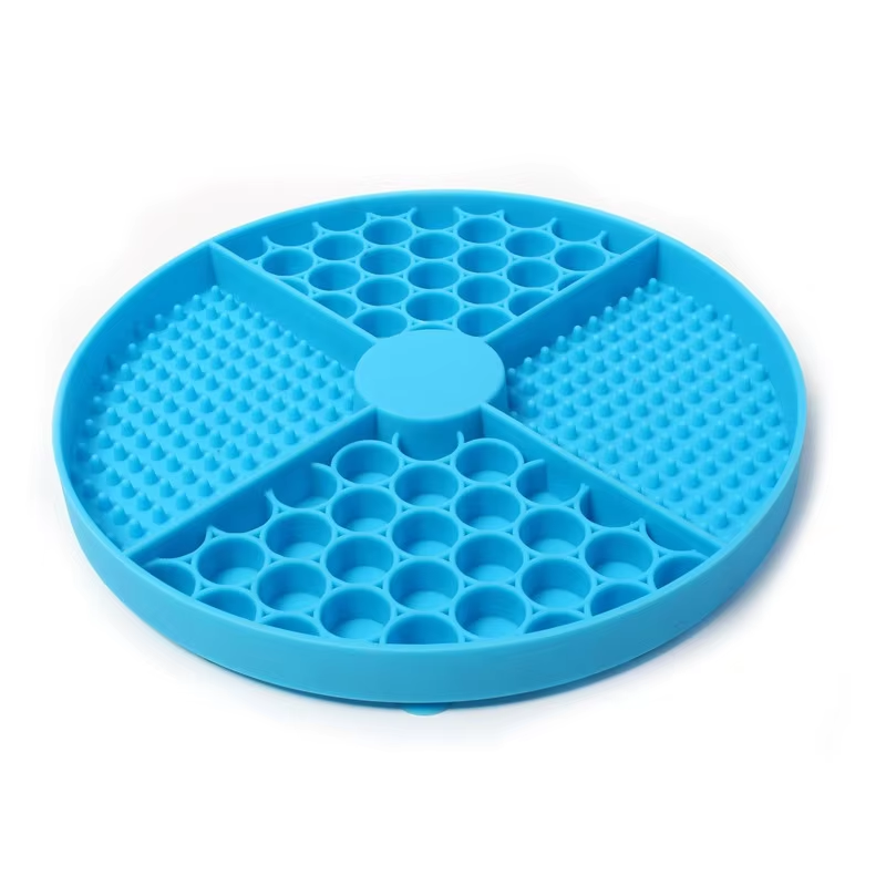 Pet Supplies Silicone Licking Mat for Cats & Dogs, Slow Feeder with Suction Cup, Anxiety-Relieving Licking Pad for Pets