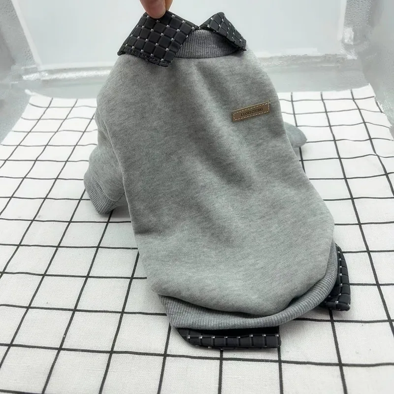 Pet Winter Hoodie Shirt for Small Dogs – Warm Polo Shirt Outfit for Chihuahuas, Available in XS to XL