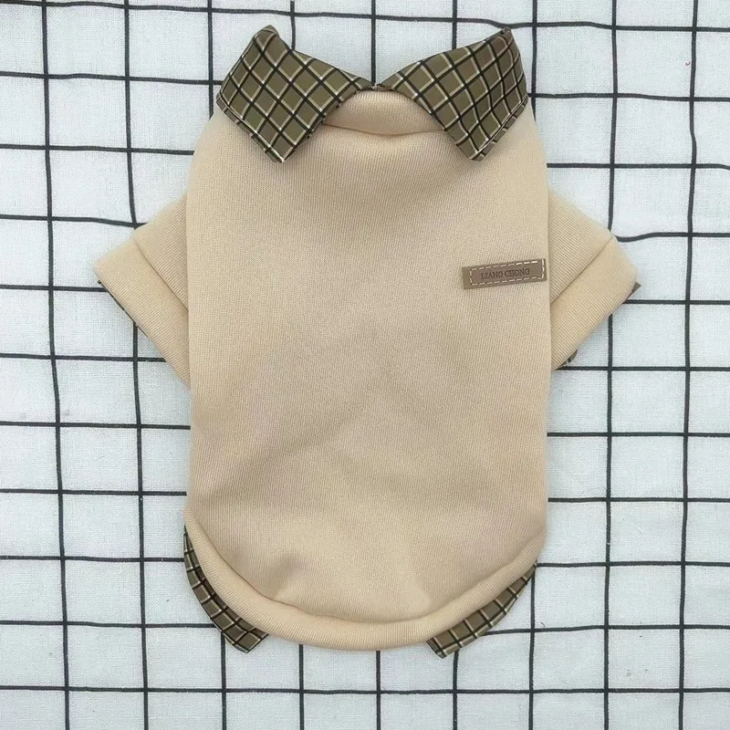 Pet Winter Hoodie Shirt for Small Dogs – Warm Polo Shirt Outfit for Chihuahuas, Available in XS to XL