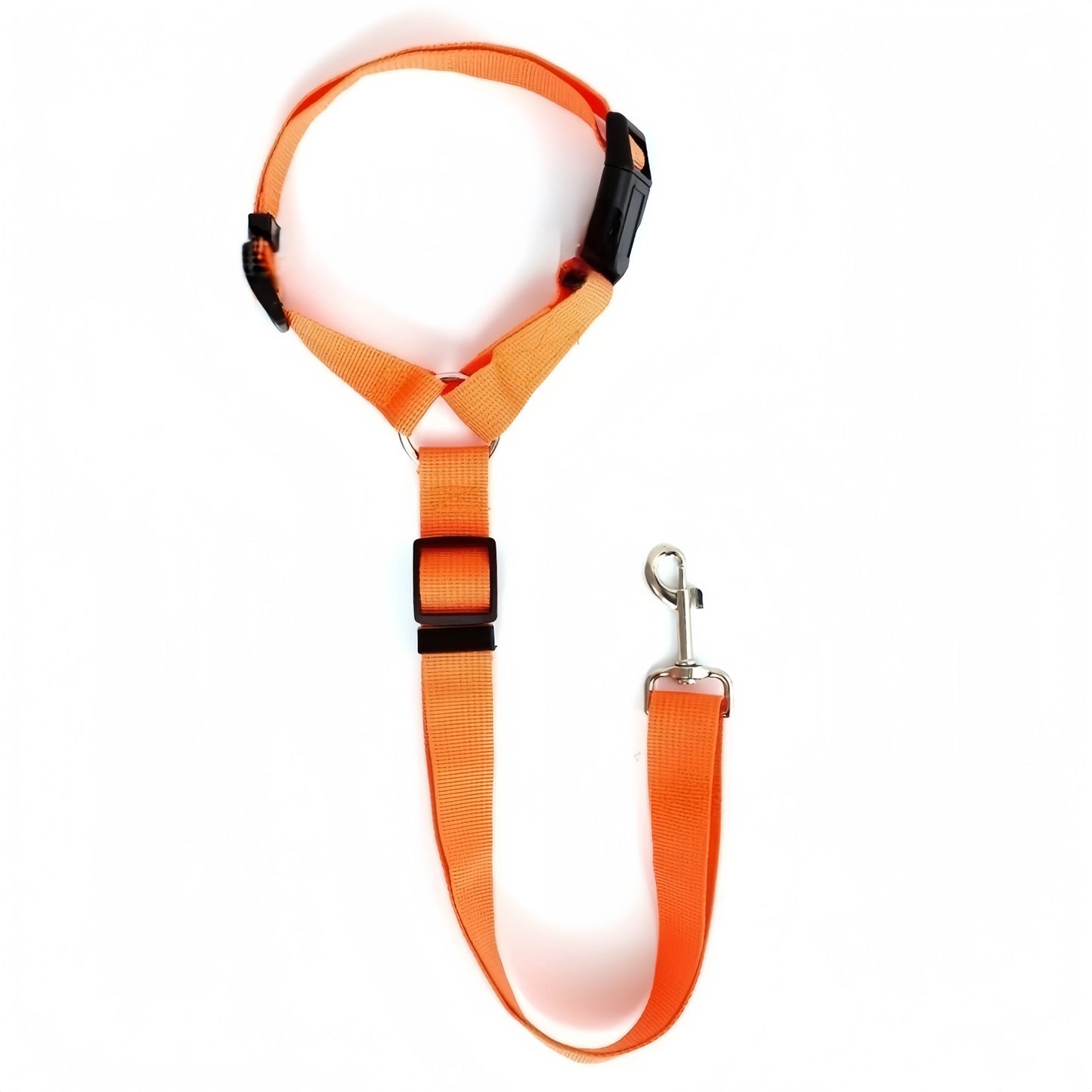 Adjustable Two-In-One Pet Car Seat Belt & Leash - Nylon Lead Harness for Dogs - Pet Safety Belt & Walking Collar