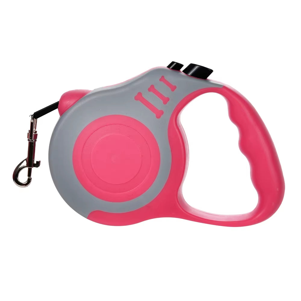 Automatic Retractable Dog Leash - 3M/5M Nylon Traction Rope for Small & Medium Dogs & Cats | Strong and Durable Leash