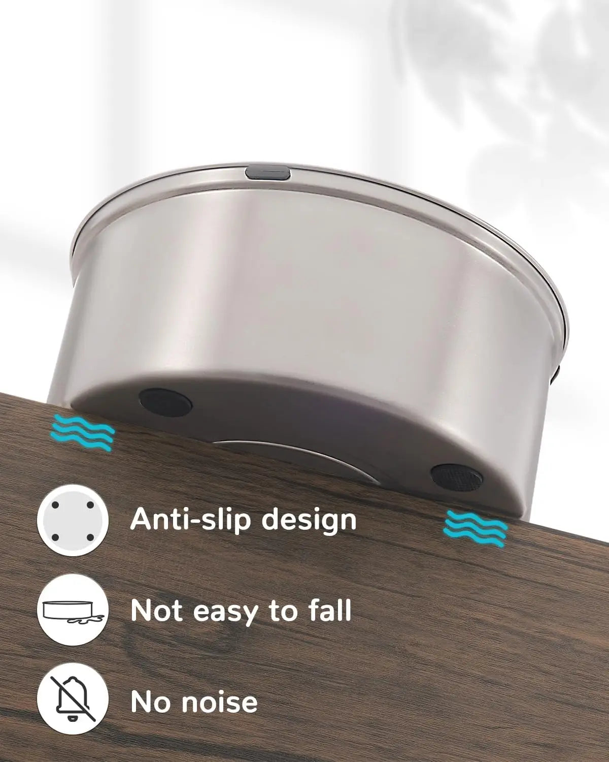 3L Stainless Steel No Spill Water Bowl for Dogs | Non-Slip, Slow Drinking Feeder for Medium & Large Dogs