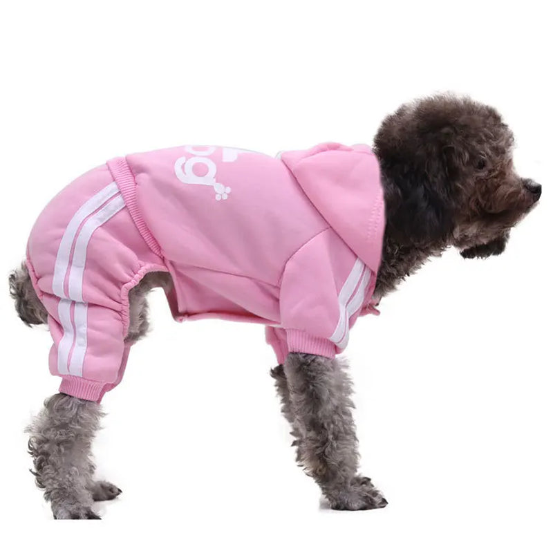 Dog Jumpsuit Warm Puppy Pet Clothes Dog Hoodies Sweatshirt for Yorkie French Bulldog Clothing Dog Coat Jacket Costume