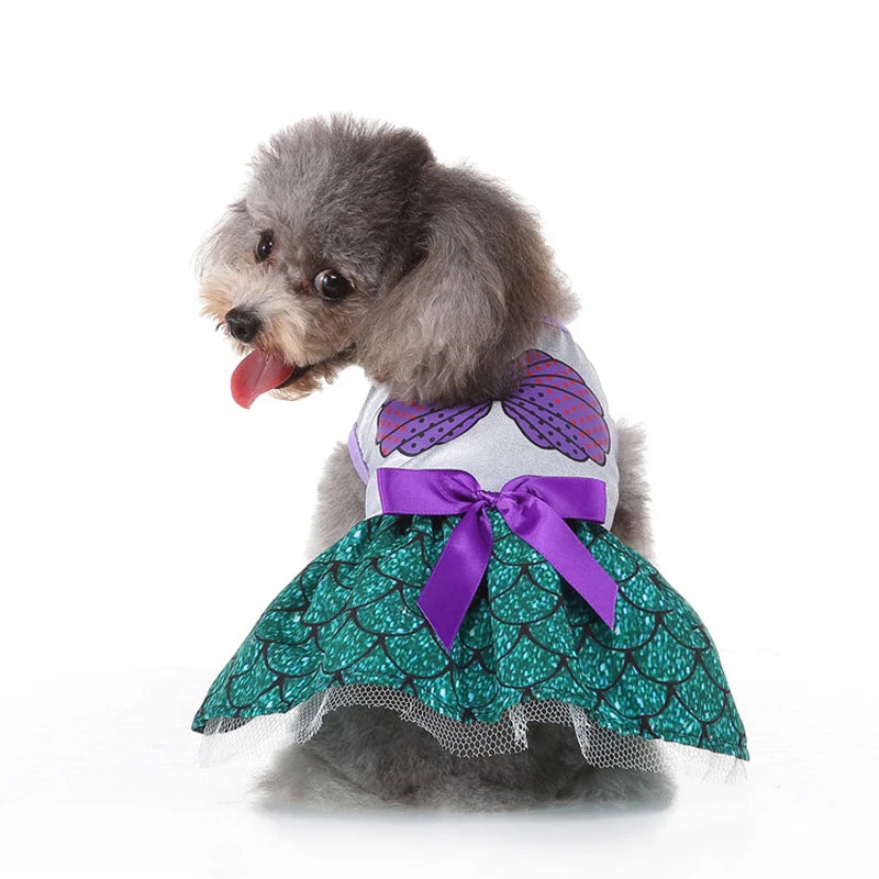 Pet Dog Halloween Dress – Super Claw Skirt Cosplay Costume for Small Dogs & Cats – Perfect for Parties