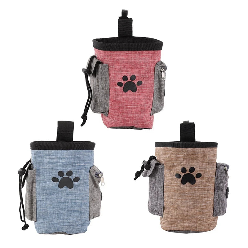 Dog Treat Pouch Dog Training Pouch Bag with Waist Shoulder Strap Poop Bag Dispenser Treat Training Bags for Treats Pet Toys