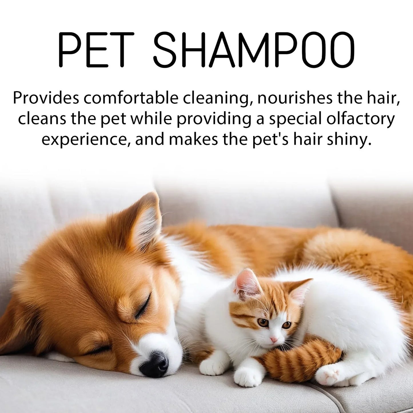Pet Wash Shampoo Dogs Hair Soften Dirts Mites Removal Flea Kille Deodorizing Reduce Itching anti Flea Pet Grooming Puppy Shampoo