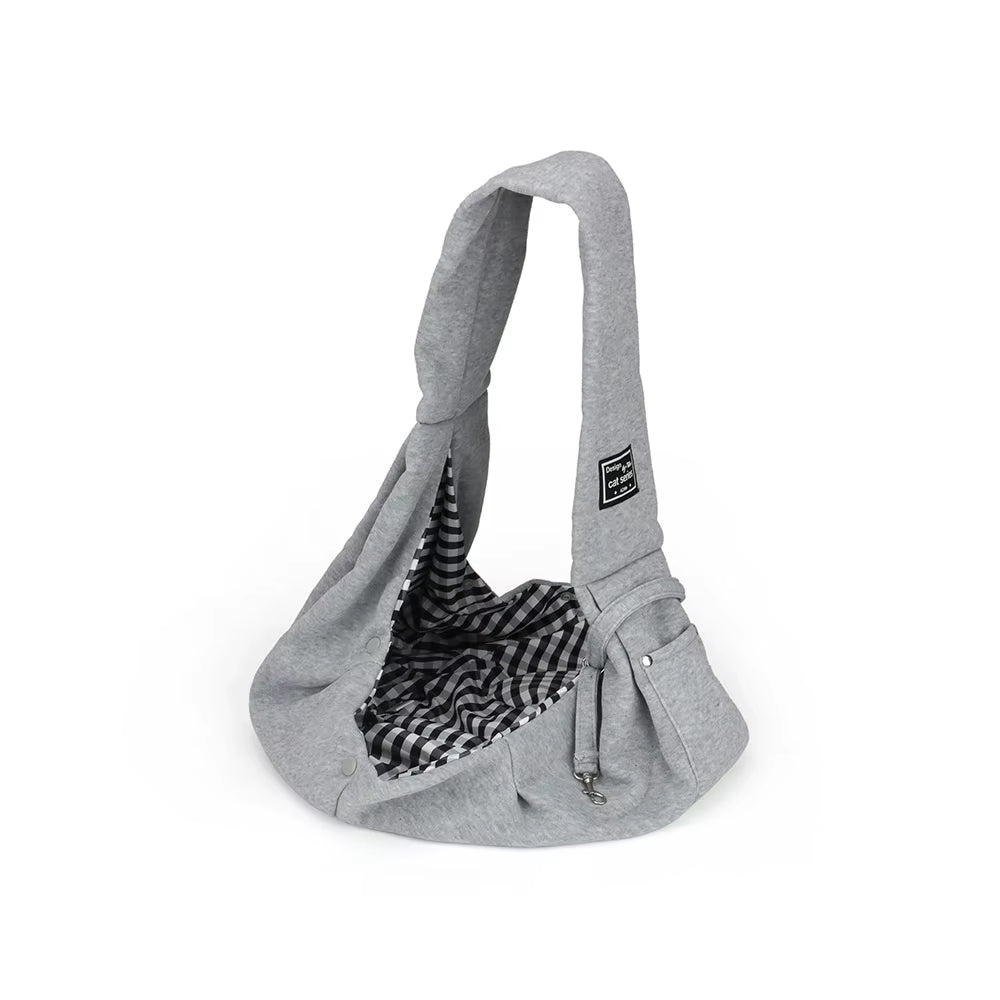 Portable Pet Shoulder Bag – Travel Carrier for Dogs & Cats, with Phone Pocket